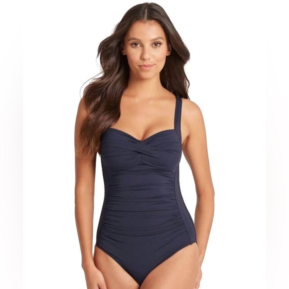Sea level Other - NEW Sea Level Essentials Twist Front A-DD Cup One Piece Swimsuit - Night Sky